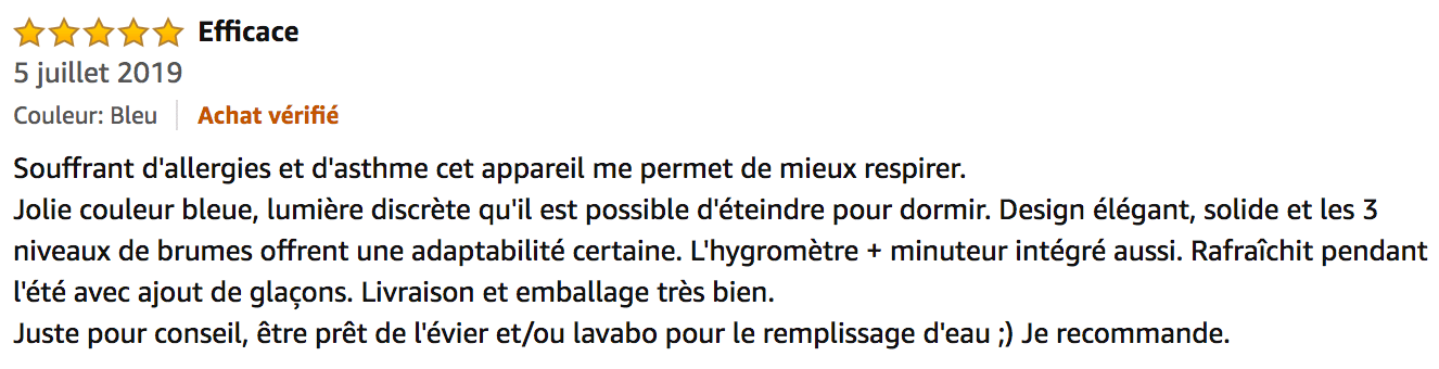 commentaire TaoTronics TT-AH001